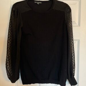 Adrianna papell sheer sleeve top